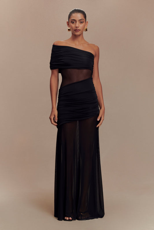 DALLAS | OFF-SHOULDER MAXI DRESS