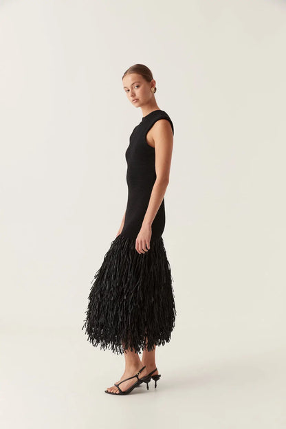 BELLA | KNIT MIDI DRESS