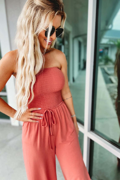 ALYA | STRAPLESS JUMPSUIT